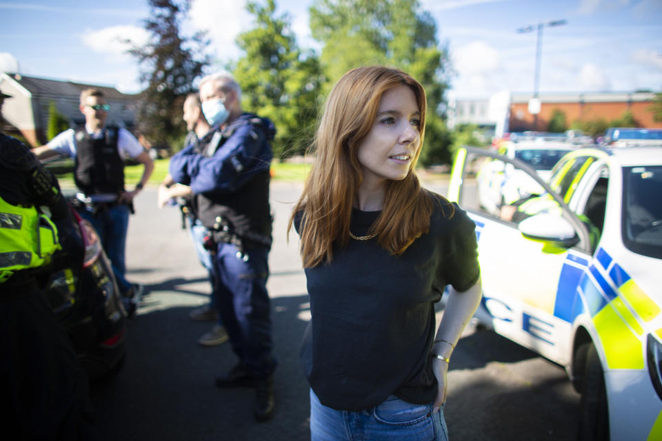 Programme Name: Stacey Dooley: Stalkers - TX: n/a - Episode: Stacey Dooley: Stalkers (No. n/a) - Picture Shows:  Stacey Dooley - (C) Screen Dog Productions - Photographer: Alana McVerry