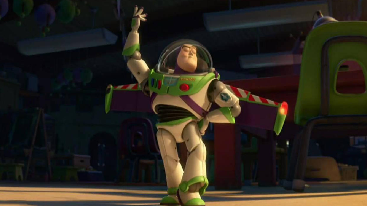  Buzz in Spanish mode in Toy Story 3. 