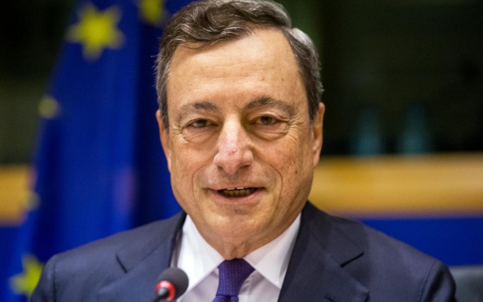 Mario Draghi told the European Parliament that the eurozone still needs