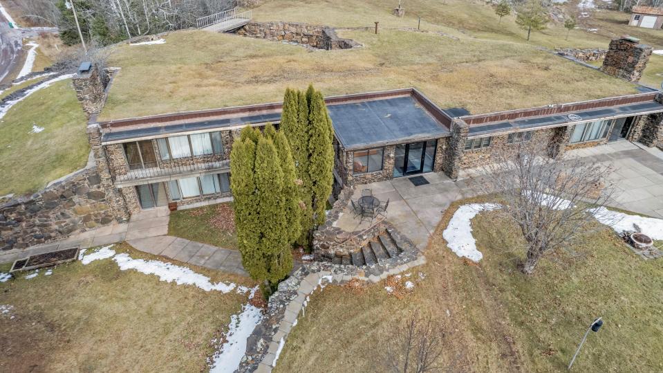 South-facing exterior at 5312 S. Stone Road. The compound in South Range, Wis., was built by families preparing for Y2K.