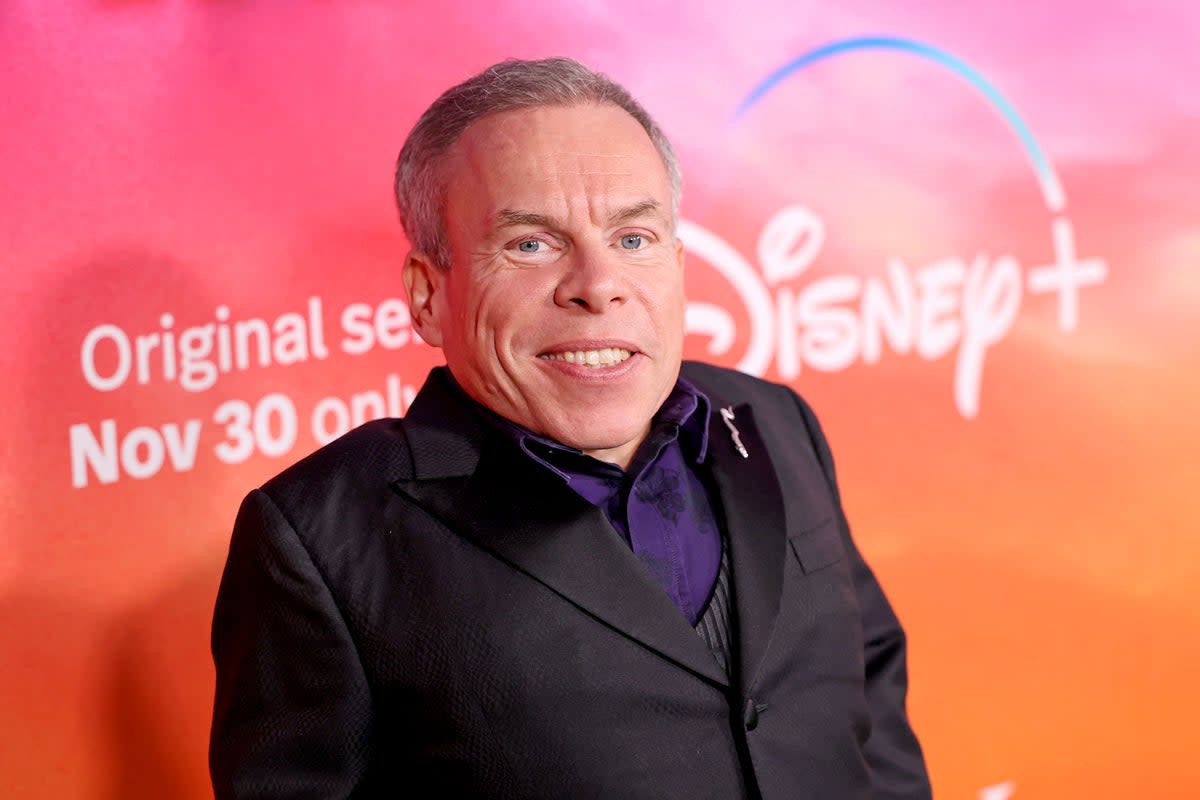 Warwick Davis pictured above in 2022 (Getty Images for Disney)