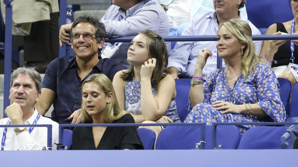 Ben Stiller and his estranged wife are spending time together as a family.