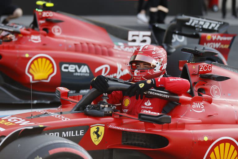 Charles Leclerc partirá primero con su Ferrari en el autódromo Hermanos Rodríguez, sede del Gran Premio de México de Fórmula 1.