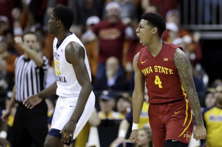 Iowa State won its third Big 12 tournament title in four years with a win over 2-seed West Virginia. (AP)
