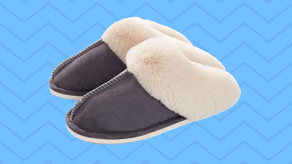 Amazon has cushy memory foam slippers on sale for $14