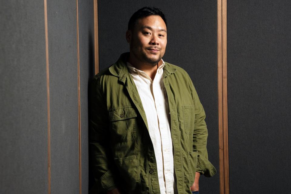 David Chang photographed at his restaurant Ko in New York, New York on August 26,2019