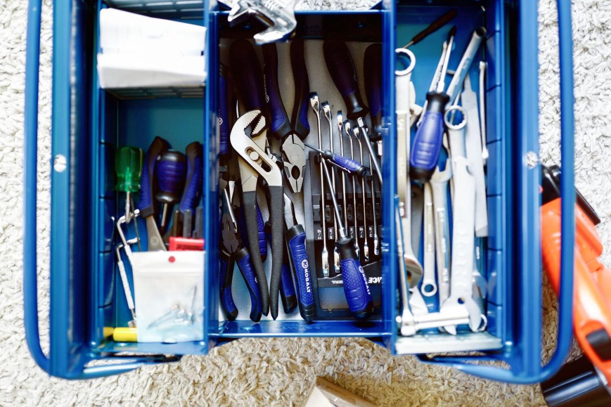 tools in toolbox