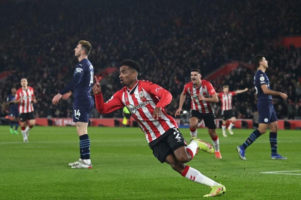 Kyle Walker-Peters scored his first Premier League goal  (AFP via Getty Images)