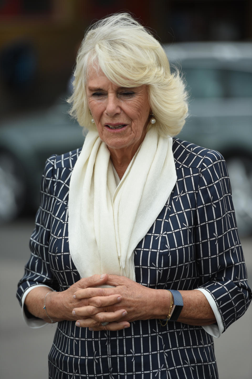 The Duchess of Cornwall visit to Swindon Fire Station