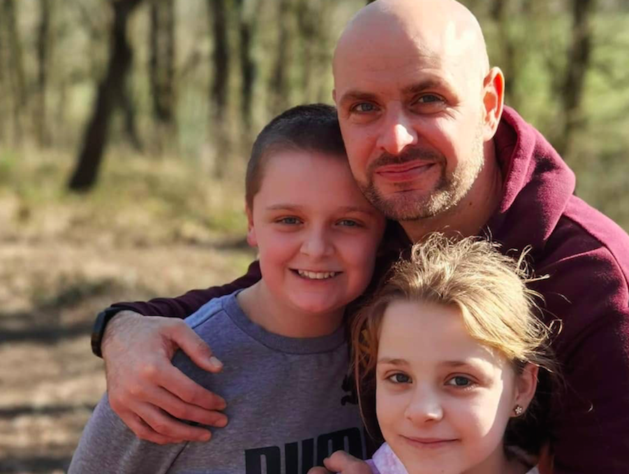 Jason Bennett has paid tribute to his son John, left, and daughter Lacey, believed to have been found dead in a house in Derbyshire. (Facebook)