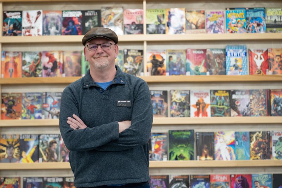 Borderlands Comics and Games owner Robert Young