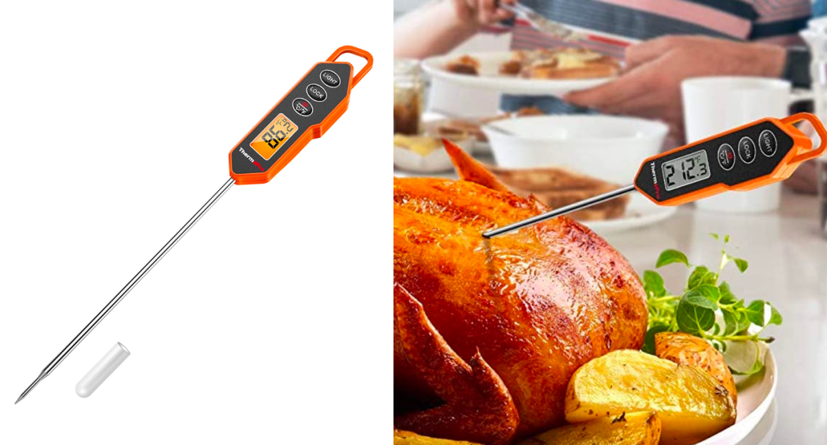 Food Network Digital Thermometer, Red - Yahoo Shopping