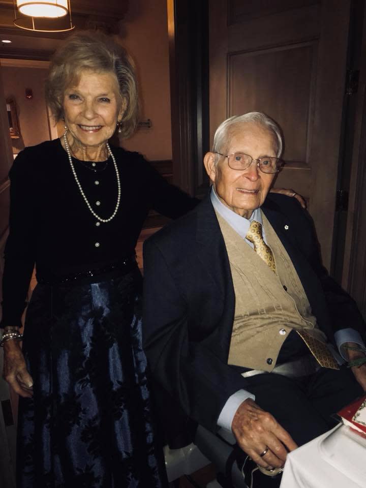 Diane and Milton "Buzz" Wendland met while he was in the Air Force and she was a worker with the American Red Cross.