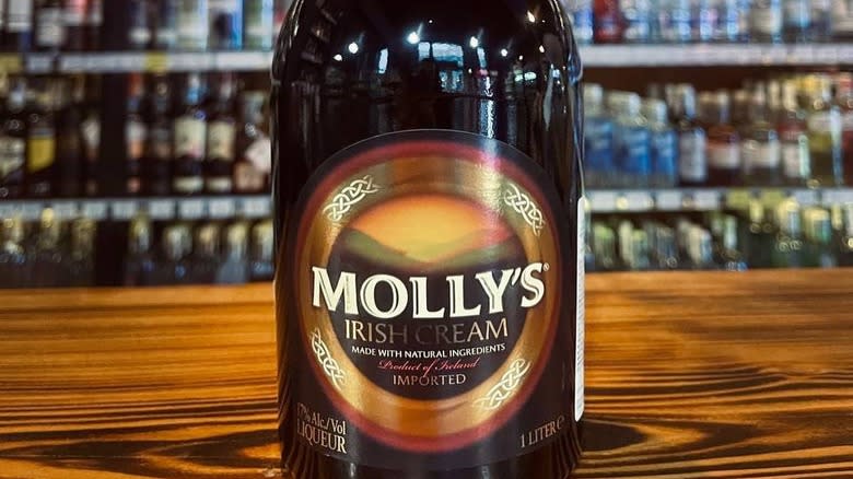 Molly's Irish Cream Liqueur bottle