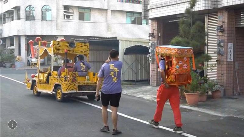 前往北港向媽祖還願　70歲老翁徒步兩百多公里