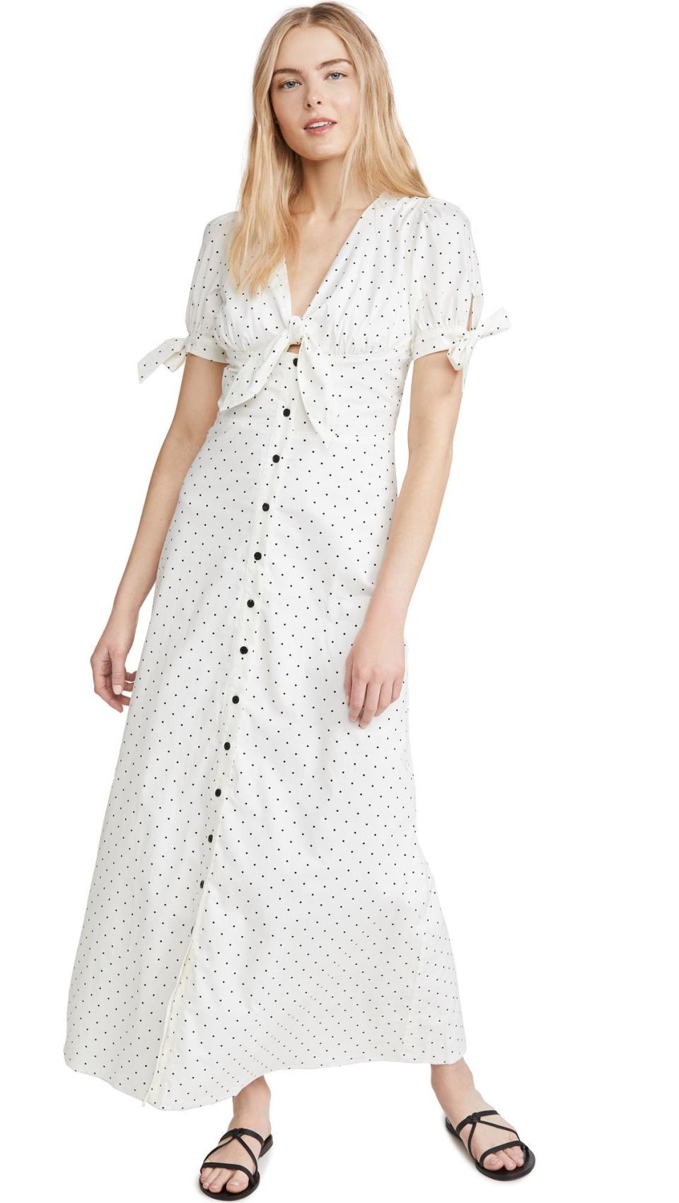 9) Polka Dot Hazel Midi Dress