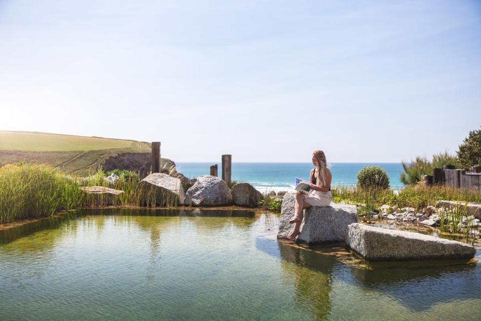 Immerse yourself in nature at The Scarlet’s natural outdoor pool (The Scarlet)