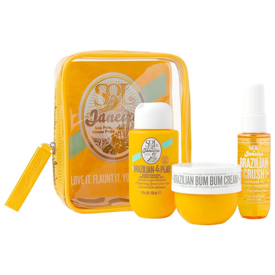 <p><a href="https://go.redirectingat.com?id=74968X1596630&url=https%3A%2F%2Fwww.sephora.com%2Fproduct%2Fbum-bum-jet-set-P444048&sref=https%3A%2F%2Fwww.bestproducts.com%2Fbeauty%2Fg154%2Ftop-gifts-for-her%2F" rel="nofollow noopener" target="_blank" data-ylk="slk:Shop Now;elm:context_link;itc:0;sec:content-canvas" class="link ">Shop Now</a></p><p>Brazilian Bum Bum Jet Set</p><p>sephora.com</p><p>$30.00</p>