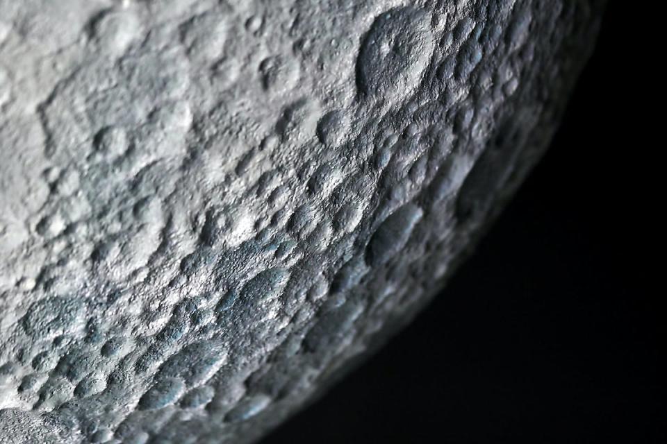 Craters on the moon’s surface. <a href="https://www.gettyimages.com/detail/photo/mondoberfl%C3%A4che-royalty-free-image/1174421451?phrase=crater+moon&adppopup=true" rel="nofollow noopener" target="_blank" data-ylk="slk:Tomekbudujedomek/Moment via Getty Images;elm:context_link;itc:0" class="link ">Tomekbudujedomek/Moment via Getty Images</a>