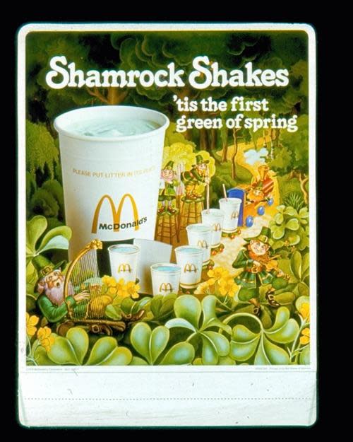 Consumer Time Capsule on X: Today is the *official* release date for  SHAMROCK SHAKES. Unfortunately, it's next in a long line of years with no  sign of Grimace's Irish uncle, UNCLE O'GRIMACEY