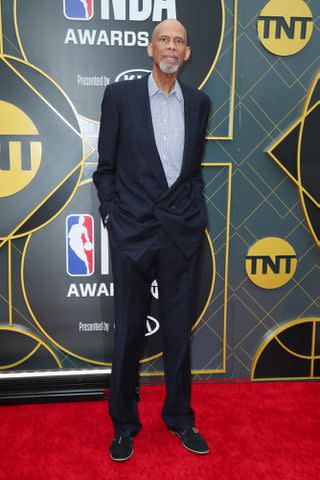 <p>Leon Bennett/WireImage</p> Kareem Abdul-Jabbar.