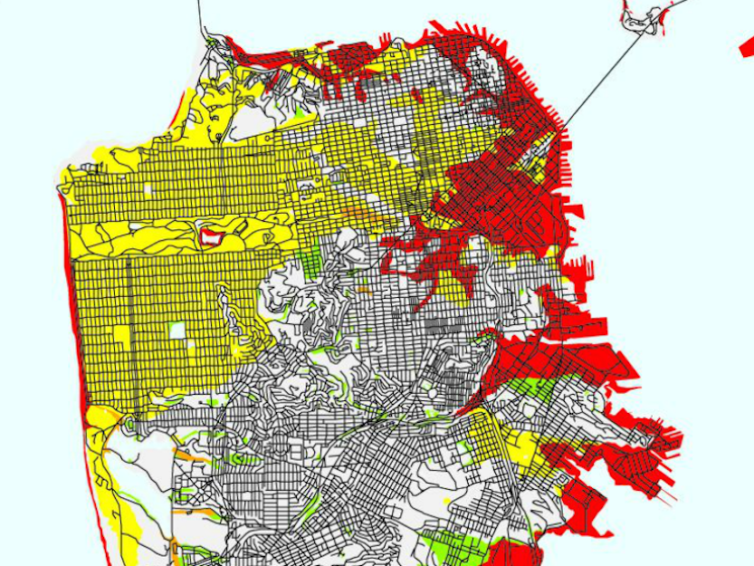 usgs map san francisco liquefaction susceptibility