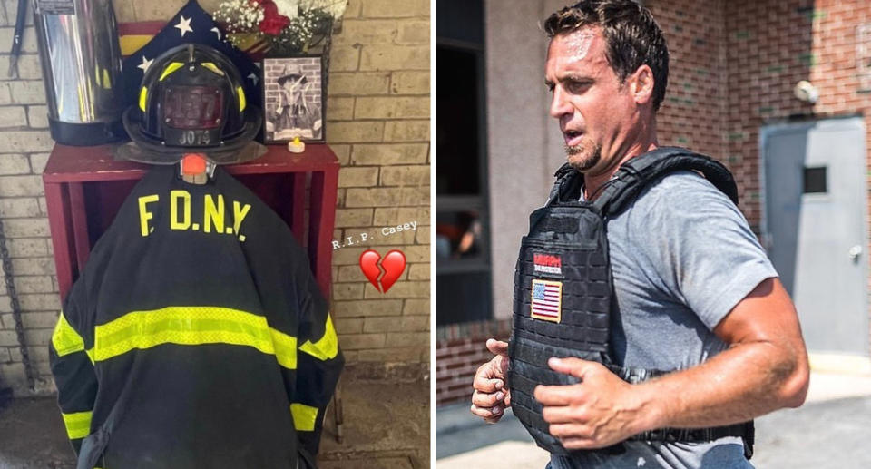 Fire Department New York jacket memorial for Casey Skudin