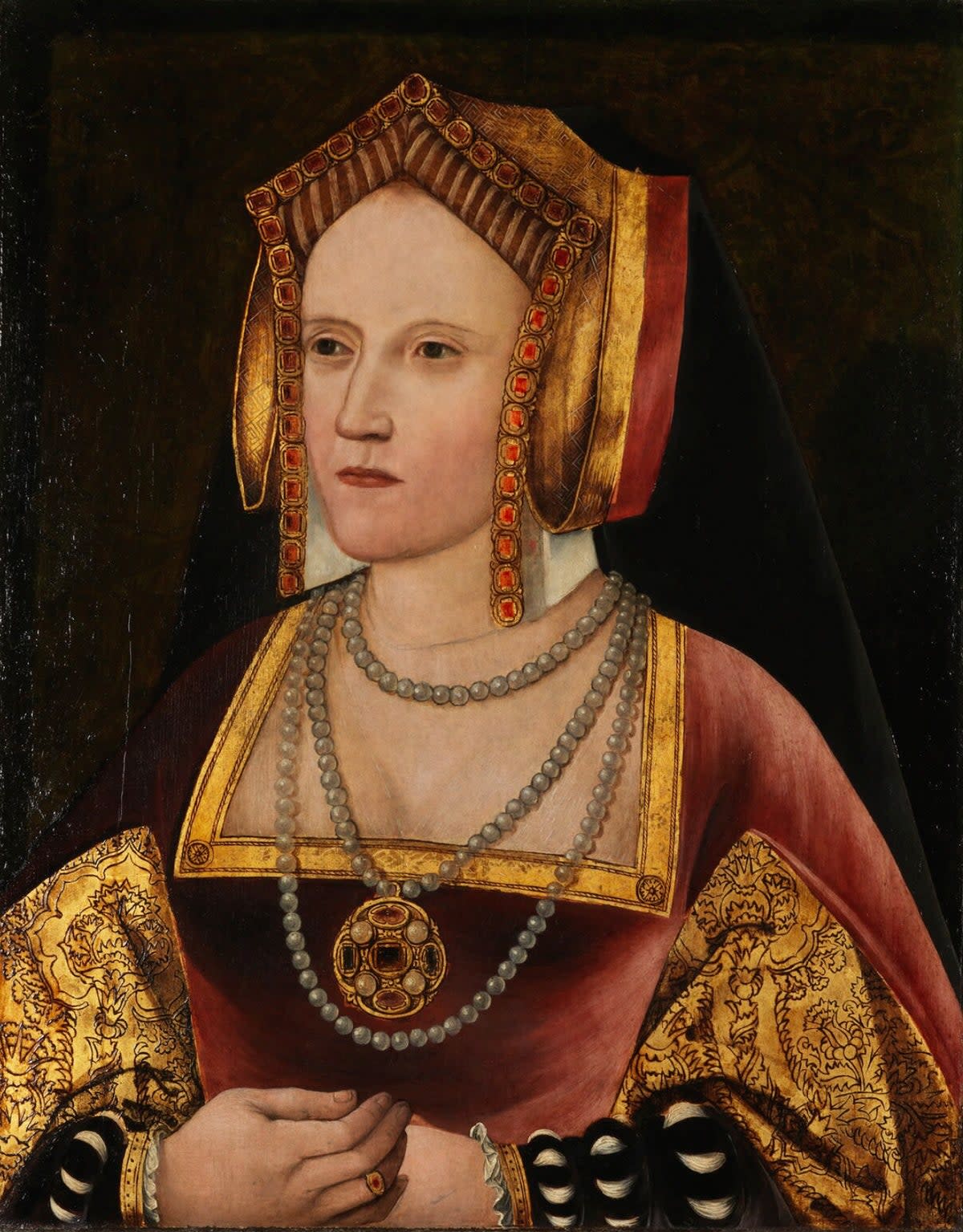 Katherine of Aragon circa 1520, artist unknown (Church Commissioners for England/Public domain)