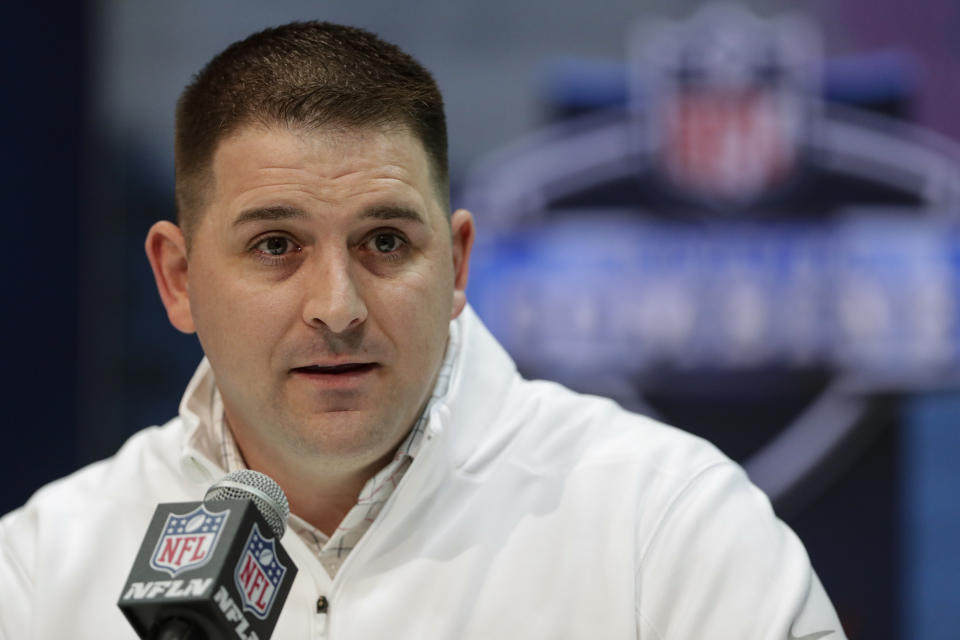 New York Giants head coach Joe Judge wants his players on their Xbox. (AP Photo/Michael Conroy, File)