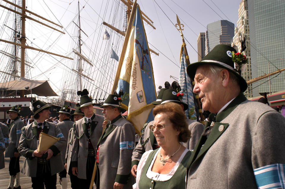 Auch im Anschluss an die traditionelle Steuben Parade in New York findet ein Oktoberfest statt. (Bild: Getty Images)