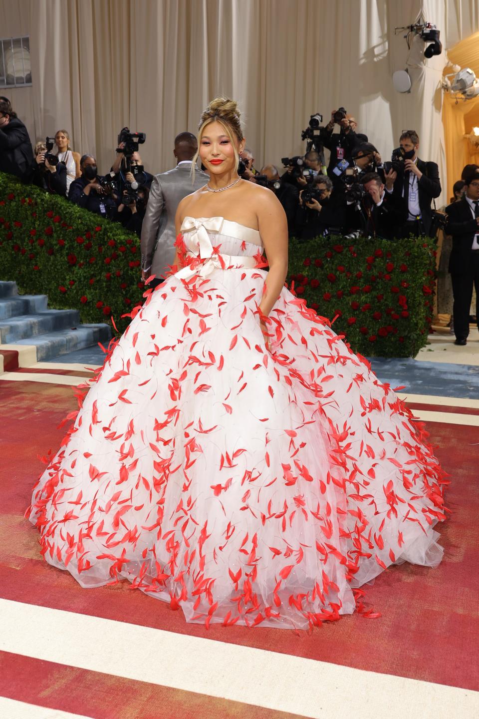 Chloe Kim attends the 2022 Met Gala.