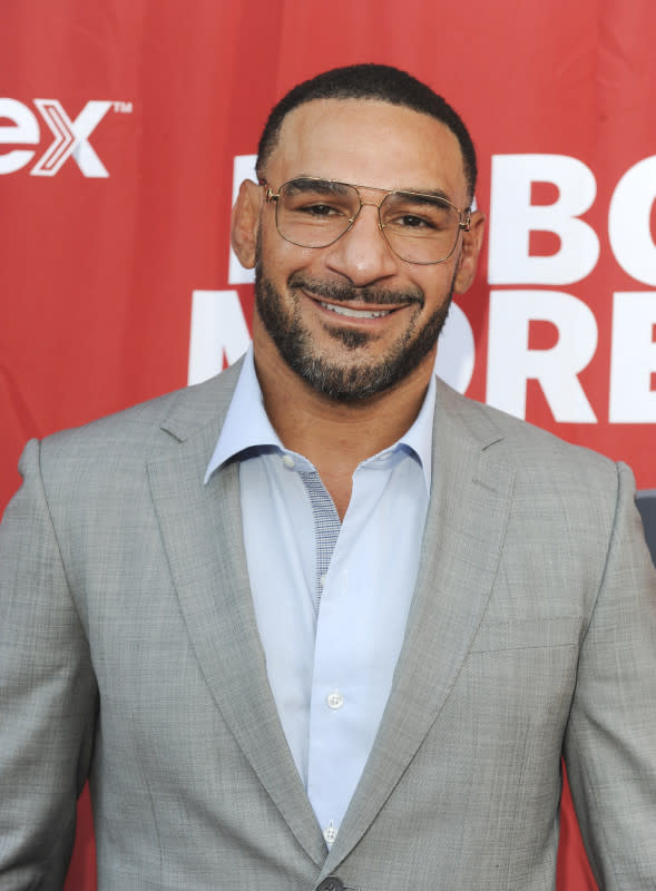 Jay Hieron attends the "Bobcat Moretti" film premiere at Lumiere Music Hall on Aug. 4, 2023 in Beverly Hills, California.<p>Amy Graves/Getty Images</p>