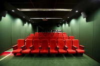 A vacant hall of a cinema theatre is pictured inside the premises of Fortis Memorial Hospital at Gurgaon on the outskirts of New Delhi, India, May 20, 2015. REUTERS/Anindito Mukherjee