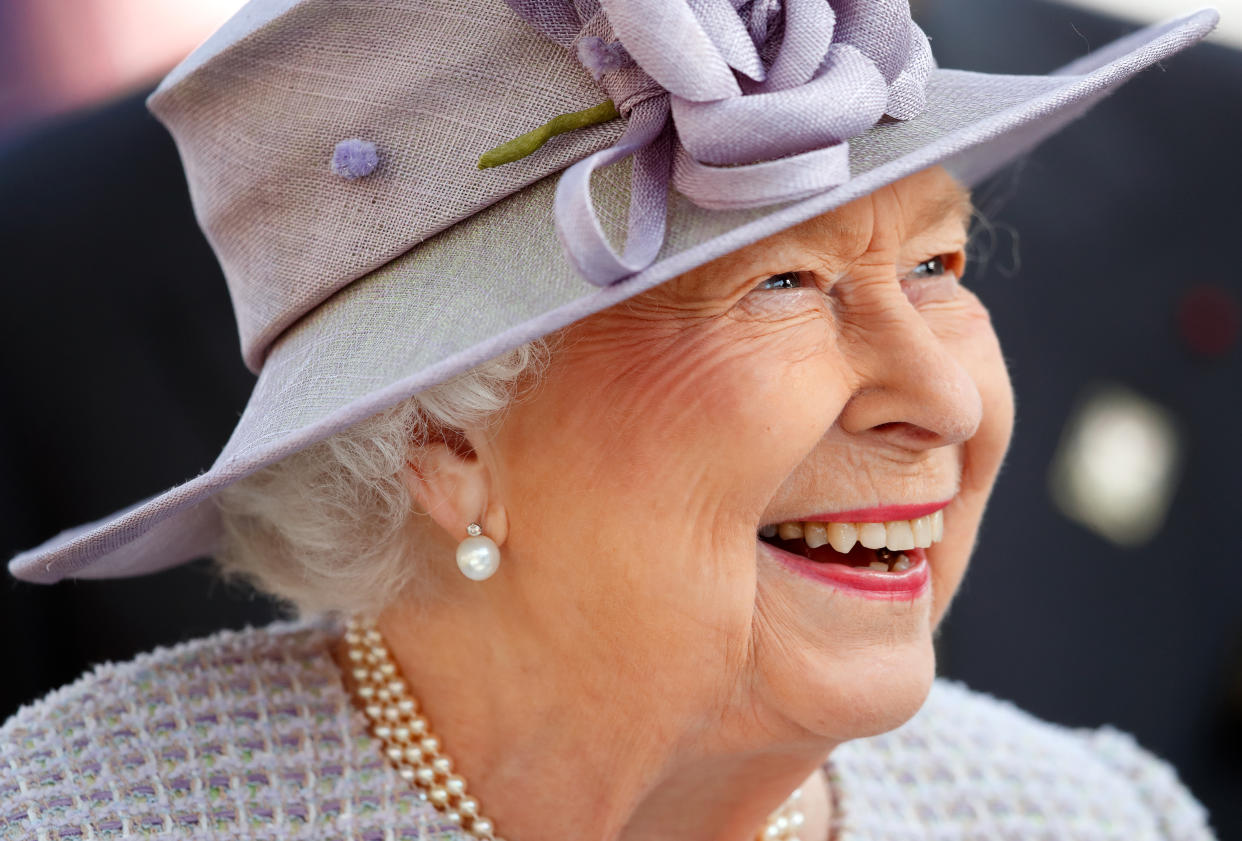 Queen Elizabeth II attends QICPO British Champions Day at Ascot Racecourse 2019