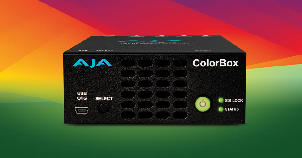 The AJA ColorBox to debut updates at NAB Show 2024.