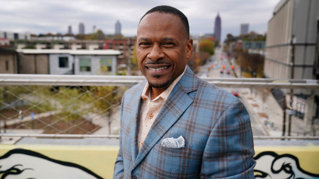 Ruben Brooks, chief operating officer at Atlanta BeltLine, poses for a portrait in Atlanta. Years ago, he volunteered as a mentor for Big Brothers Big Sisters of America, an organization that he continues to support financially, along with Junior Achievement of Georgia, where he is now a board member. (Photo: Brynn Anderson/AP)