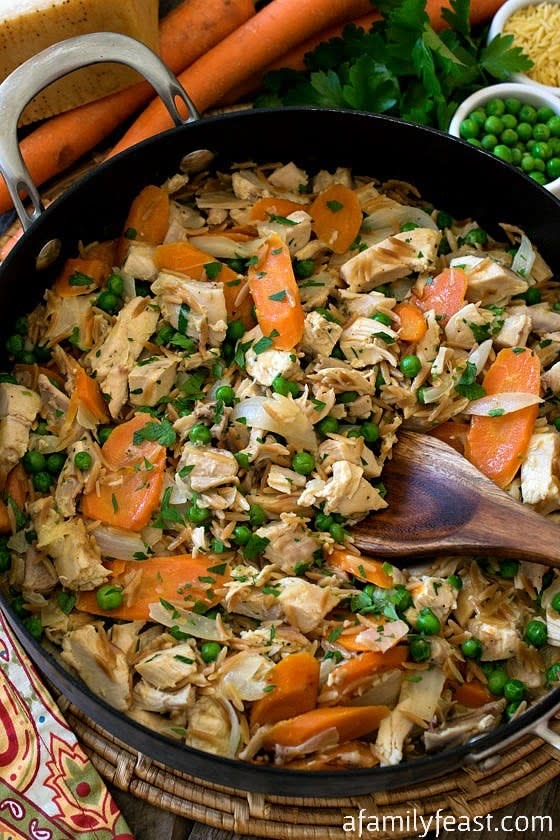 Sunday Chicken Skillet in a pan