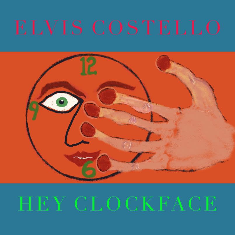 Elvis Costello Hey Clockface album artwork cover art