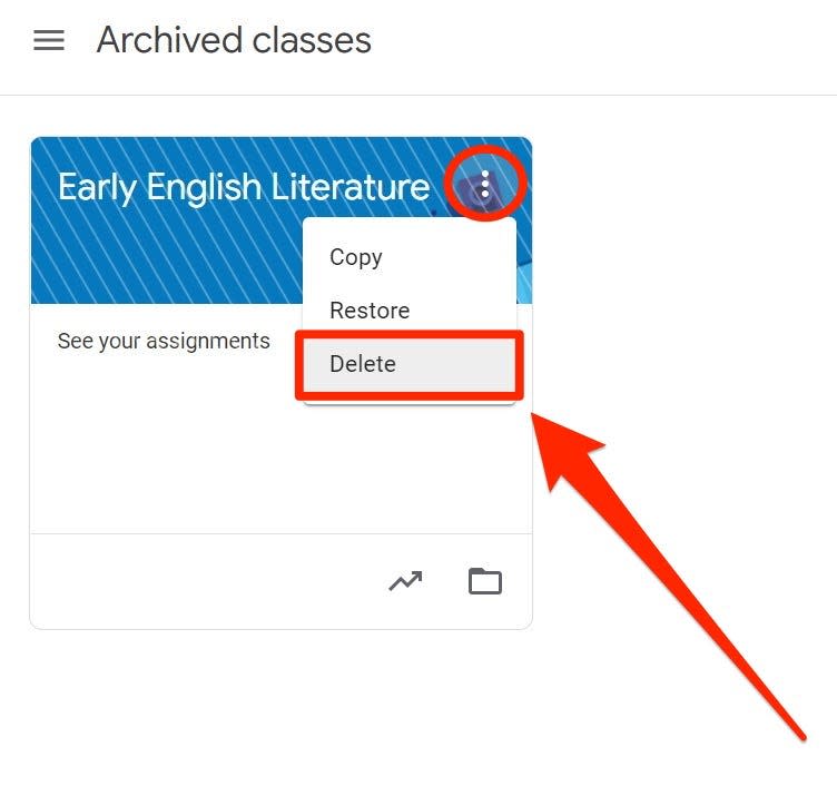 how to delete a google classroom 3