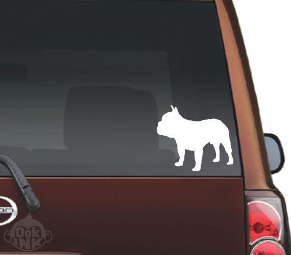 Bulldog Window Decal