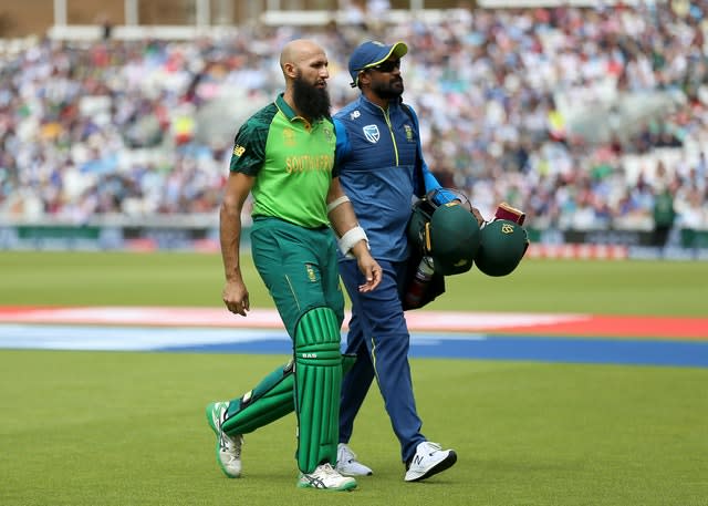 Hashim Amla missed the Bangladesh fixture (Nigel French/PA)