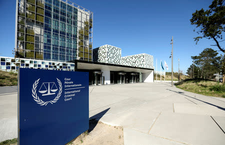 FILE PHOTO: International Criminal Court is seen in The Hague, Netherlands September 27, 2018. REUTERS/Eva Plevier/File Photo