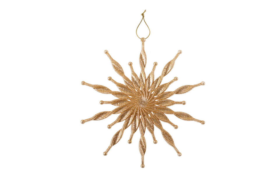 Gold Starburst Christmas Decoration