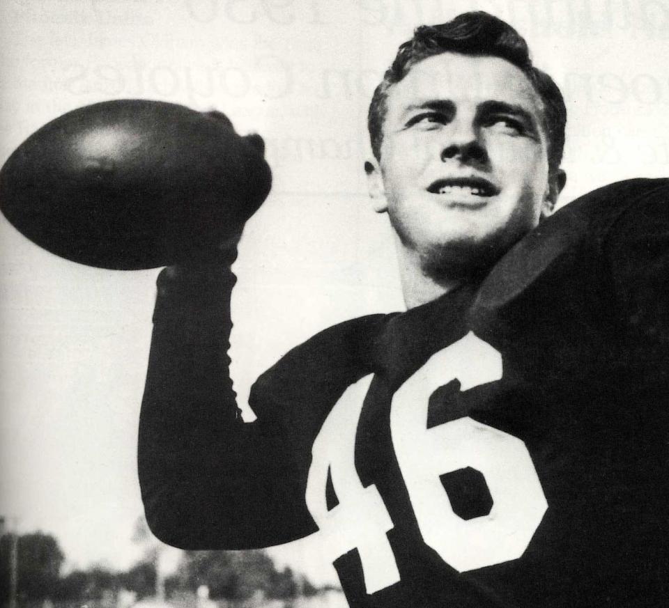 Fred Enke, Jr. was a two-time All-State quarterback for the Tucson High Badgers.