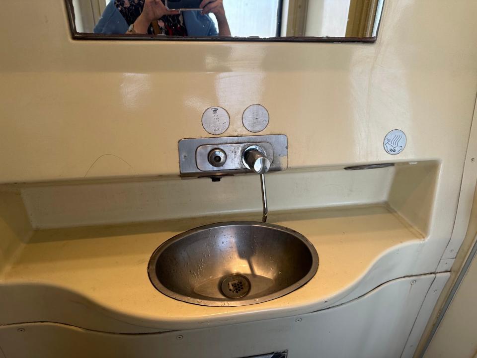 Bathroom on train 