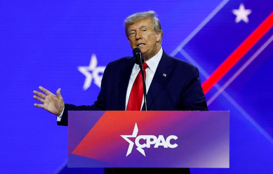 <div class="inline-image__caption"><p>Former U.S. President Donald Trump attends the Conservative Political Action Conference (CPAC) at Gaylord National Convention Center in National Harbor, Maryland, U.S., March 4, 2023. </p></div> <div class="inline-image__credit">Evelyn Hockstein/Reuters</div>