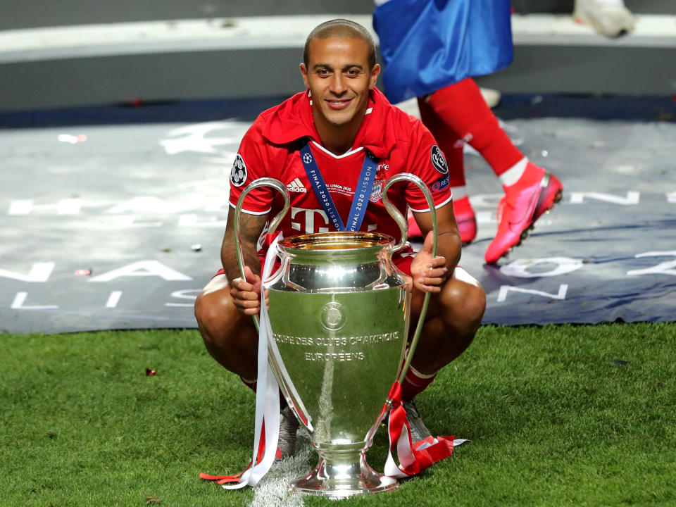 Bayern Munich midfielder Thiago AlcantaraEPA