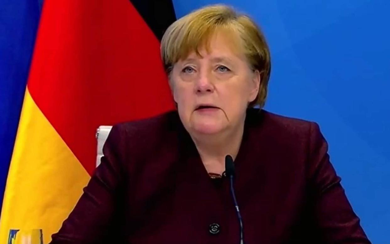 Angela Merkel is said to fear that new virus mutations could cause an explosion in cases - AFP