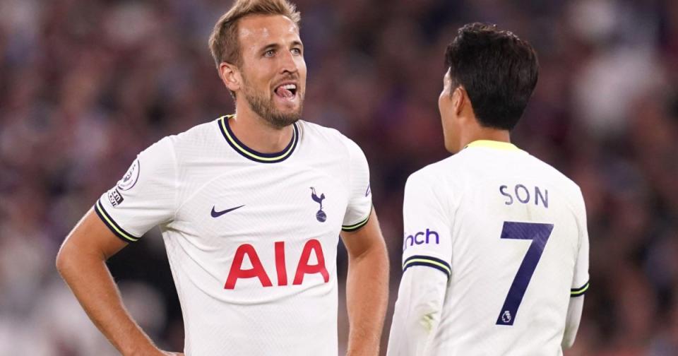 Harry Kane and Son Heung-min in action for Tottenham. Credit: Alamy