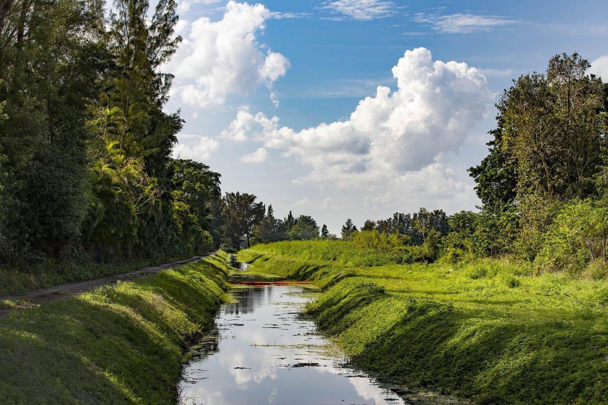 The L-39W canal runs between Stonebridge Golf and Country Club and the Ag Reserve. County commissioners supported an appeal that allowed the Lake Worth Drainage District to sell canal rights to GL Homes, in turn to be used as preserve parcels to increase density.